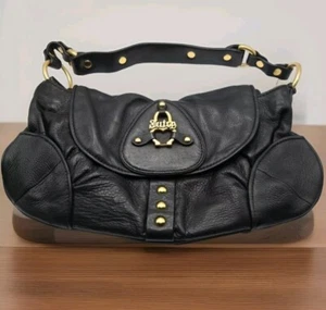 Juicy Couture Y2K Leather Shoulder Bag Magnetic Closure Rare Bag - Picture 1 of 5