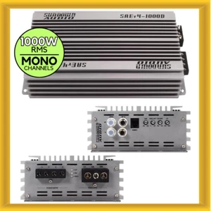 Sundown Audio SAE Version 4 1000W RMS Power Digital Class D Mono Block Amplifier - Picture 1 of 6