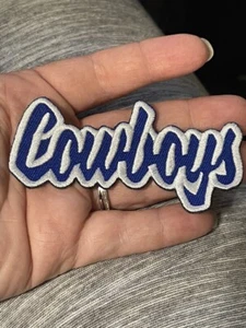 Dallas Cowboys Patch Iron On 3.5 x 1.25 In - Picture 1 of 1