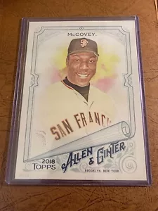 WILLIE MCCOVEY 2018 Topps Allen & Ginter 5x7 277 s# 34/49 - Picture 1 of 3