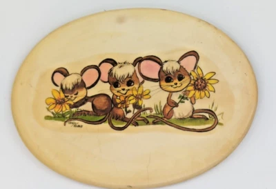 椭圆形陶瓷墙艺术小鼠图片 — 第 1/4 张图片