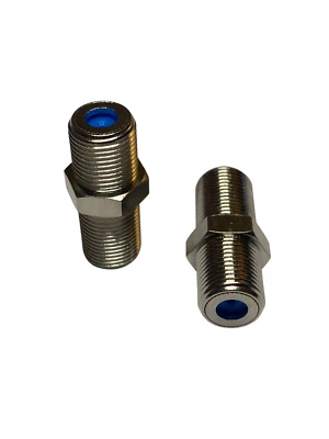 2 PPC Belden F81 BARREL RG6 FEMALE SPLICE COAX EXTENSION CONNECTOR - Image 1 of 4