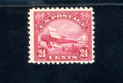 USAstamps Unused FVF US 1923 Airmail Plane Scott C6 OG MNH - Image 1 of 2