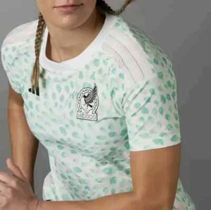 NEW ADIDAS Women's Mexico Team 23 Away Authentic Soccer Jersey NWT Size: SMALL - Picture 1 of 12