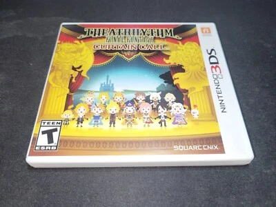 Theatrhythm Final Fantasy: Curtain Call Nintendo 3DS NRMT cond COMPLETE n box! - Image 1 of 3