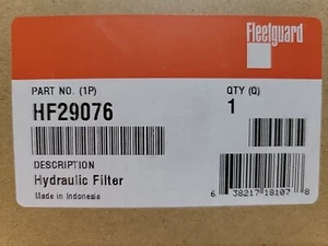 🚚🚜FLEETGUARD HF29076 Hydraulic Filter SAVE MONEY OVER STOCK - Picture 1 of 3