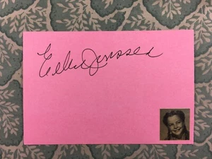 Eilene Janssen - El niño con cabello verde - Hasta que nos volvamos a encontrar - Autógrafo 1989 - Imagen 1 de 2