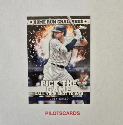 (ITEM B523) JOEY GALL0 - 2022 TOPPS HOME RUN CHALLENGE CODE CARDS #HRC21 - Image 1 of 2