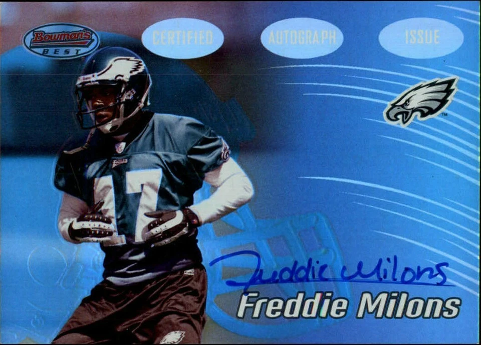  2002 Bowman's Best #134 Freddie Milons Autograph RC Philadelphia Eagles - Image 1 of 1