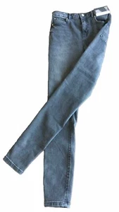 Damen Denim Co. grau hochtaillierte Skinny Jeans UK 12 BRANDNEU MIT ETIKETT KOSTENLOSER VERSAND - Bild 1 von 4