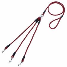2/3 Way Dogs Leash Pet Couplers For Walking Running Lead Durable Nylon Rope