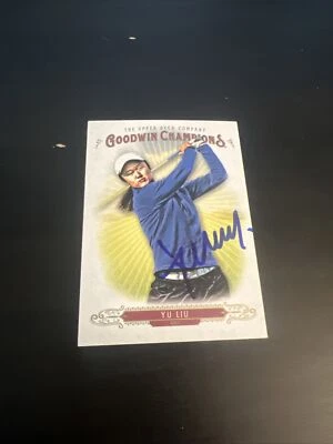 2018 Upper Deck Goodwin Signed YU LIU #46 Base Golf PGA Tour China LPGA 2 - Image 1 of 3