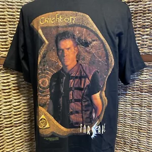 Vintage Sci-Fi Farscape Crichton T-Shirt Size L Excellent Condition FarScape - Picture 1 of 11