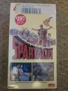 Very Rare Original 80s VHS Sealed SPARTACUS double tape - Picture 1 of 4
