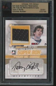 2013 ITG Fan Expo Superbox Redemption Terry O'Reilly Game Used Patch Auto 1/1 - Picture 1 of 2
