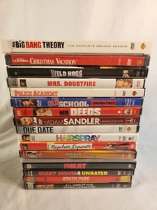 17 used COMEDY HUMOR DVD’S WHOLESALE LIQUIDATION DVD LOT FAST FREE SHIPPING! - Imagen 1 de 7