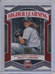 2023 Panini Elite Extra Edition Higher Learning Rhett Lowder - Picture 1 of 1