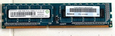 RAM Arbeitsspeicher Ramaxel 4GB PC3L-12800U-11-13-A1 4 - RMR5030ME68F9F-1600+ - Bild 1 von 4