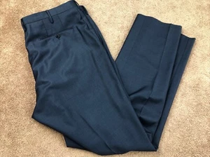 Incotex Dark Blue Birdseye Dress Pants Size 40 - Bild 1 von 7