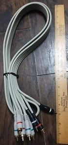 12' HDTV Component Audio Video RCA 5 Cables Shielded - Picture 1 of 4