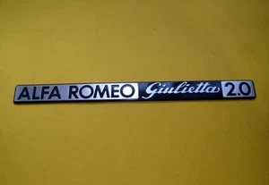 Alfa Romeo Giulietta 2.0 rear script / emblem. NOS - Picture 1 of 2