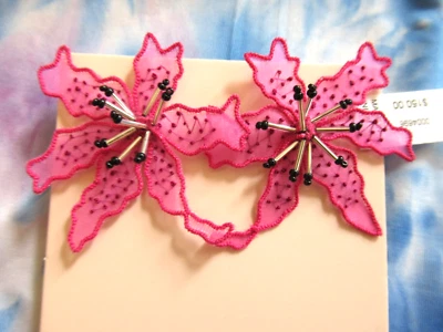 100% Authentic MIGNONNE GAVIGAN  MAGENTA Adelaine Stud Earrings NWT - Image 1 of 4