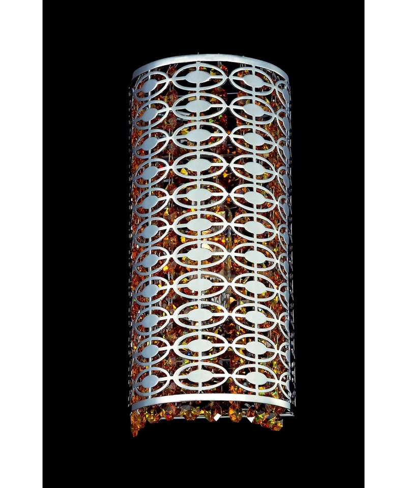 Berkley Chrome 1 Light Wall Sconce,, Firenze Clear Crystal - Image 1 of 1