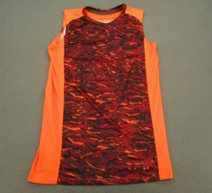Champion Tank Kids Extra Large (16-18) Orange Camouflage Sleeveless Crew Neck XL - Picture 1 of 9