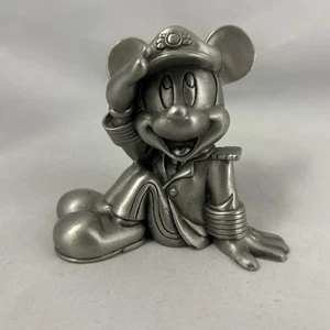 Mickey Mouse Disney Cruise Lines Captain 3" Zinn Figur Statue Exklusiv - Bild 1 von 12