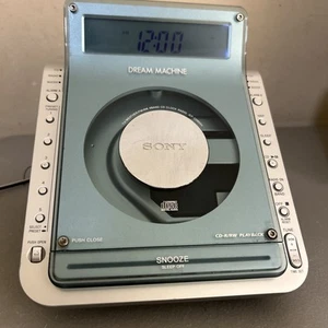 Sony Dream Machine ICF-CD855V CD Player Alarm Clock Radio - Picture 1 of 14