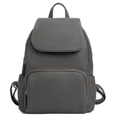 Womens Faux Leather Backpack 13" Laptop Bag  Anti-Theft Fashion Backpack - Image 1 of 4