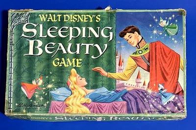 Walt Disney Sleeping Beauty Game 1958 Parker Brothers. Complete. Board excellent - Image 1 of 4