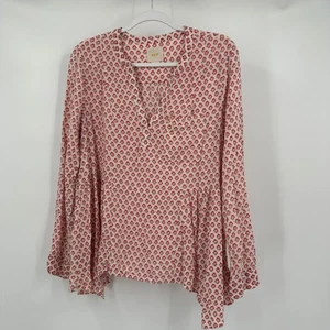 Maeve Damen Boho Bauern Top Größe 12 schick Blumen Cottagecore romantisch feminin - Bild 1 von 7