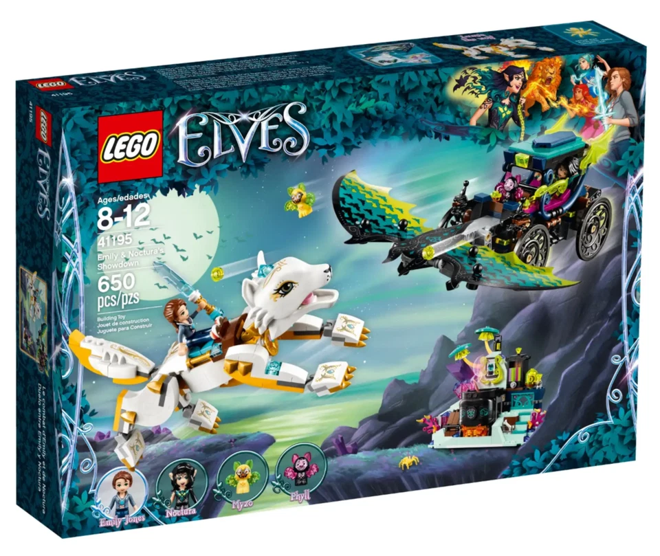 LEGO 41195 Elves Emily & Noctura's Showdown com Lumia the Wolf (2018 aposentado) NOVO - Imagem 1 de 4