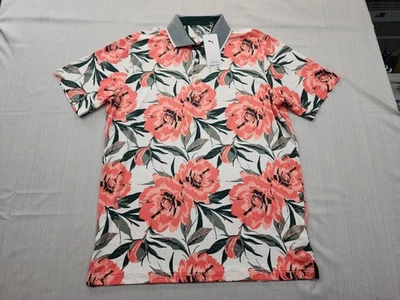 NEW Puma Golf MATTR Polo Shirt Mens Sz Medium $75 Floral Explosion  - Image 1 of 4