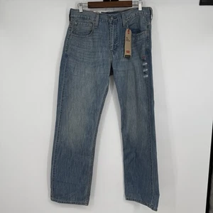 Pantalones de mezclilla Levi’s 569 azules para hombre talla 31x32 sueltos pierna recta algodón claro nuevos con etiquetas - Imagen 1 de 6