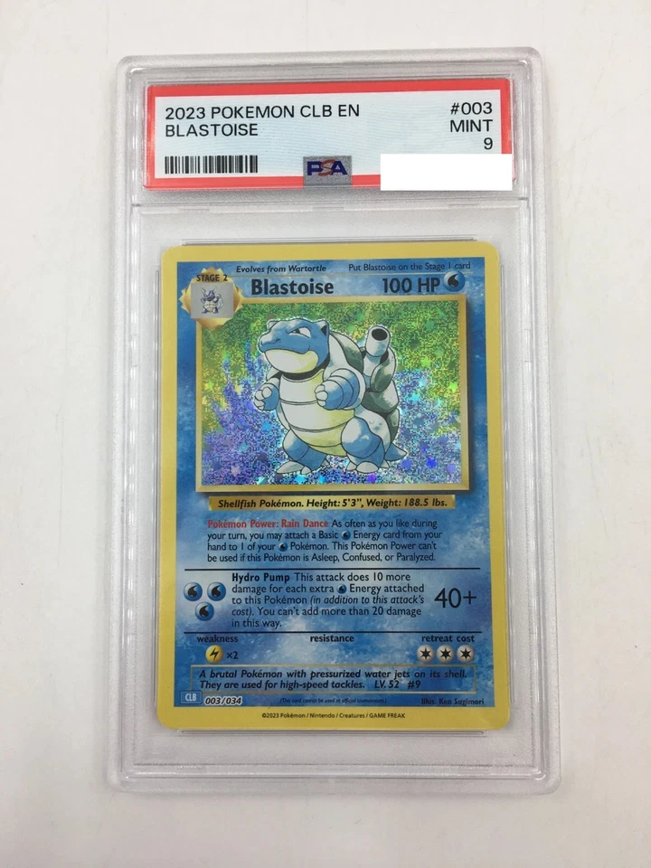 2023 Pokemon CLB EN 003 Blastoise - PSA 9 - Image 1 of 1
