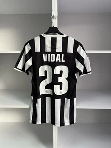 Juventus 2014 2015 Nike #23 Vidal Home Football Shirt Soccer Jersey - Picture 1 of 19