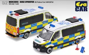 2021 Mercedes Sprinter Hong Kong Police Car Van 1/64 Scale Diecast Model car ERA - Picture 1 of 7