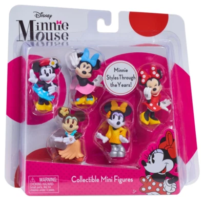 Novo conjunto de mini bonecos Disney Just Play Minnie Mouse Bowtique 5 peças - Imagem 1 de 4