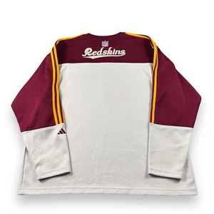 VTG 2001 Adidas NFL Washington Redskins Crewneck Sweatshirt Spellout Men XL Rare - Picture 1 of 9