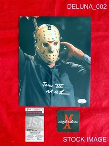 MIKE DE LUNA AUTOGRAPHED SIGNED 8x10 PHOTO! FRIDAY THE 13TH PART 3! JSA COA! - Picture 1 of 1