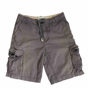 VTG Y2k Aeropostale Aero Mens Size 33 Rugged Cargo Shorts Gray Cotton Vintage - Picture 1 of 11