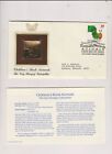 THE VERY HUNGRY CATERPILLER GOLD REPLICA STAMP FIRST DAY COVER