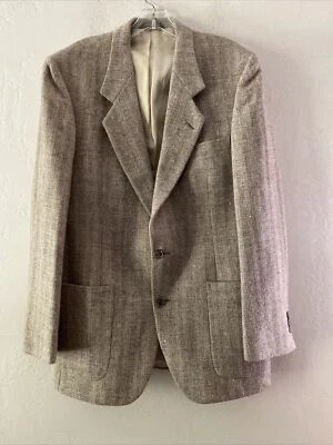 Abrigo Blazer Chaqueta Deportivo Vintage Nino Cerruti Tweed Hombre En Lana ACTWU Talla 42 Foto 1 de 4