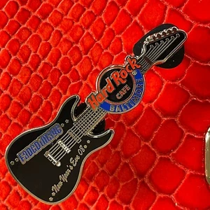 BALTIMORE USA🎸HARD ROCK CAFE®HRC PIN✅ NEW YEAR'S EVE GUITAR 08 FADED IMAGE LE🎗 - Picture 1 of 2