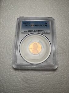 2007 S Lincoln Penny PR70 RD DCAM PCGS Certified