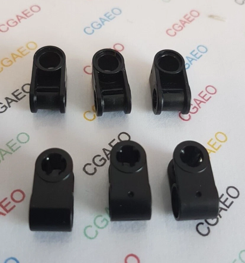 6 X Lego Technic 6536 Axle and Pin Connector - BLACK - Photo 1/1