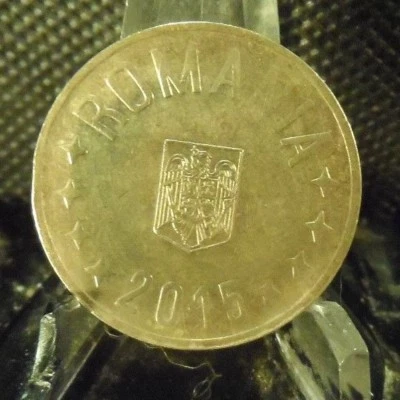 CIRCULATED 2015 50 BANI ROMANIAN COIN (90818)1....... - Image 1 of 3