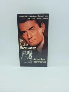 Vintage 1994 VHS Movie To Kill A Mockingbird Gregory Peck Robert Duvall Academy - Picture 1 of 3